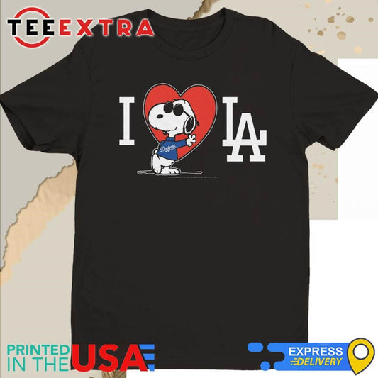 Snoopy I Love LA Benefit Shirt