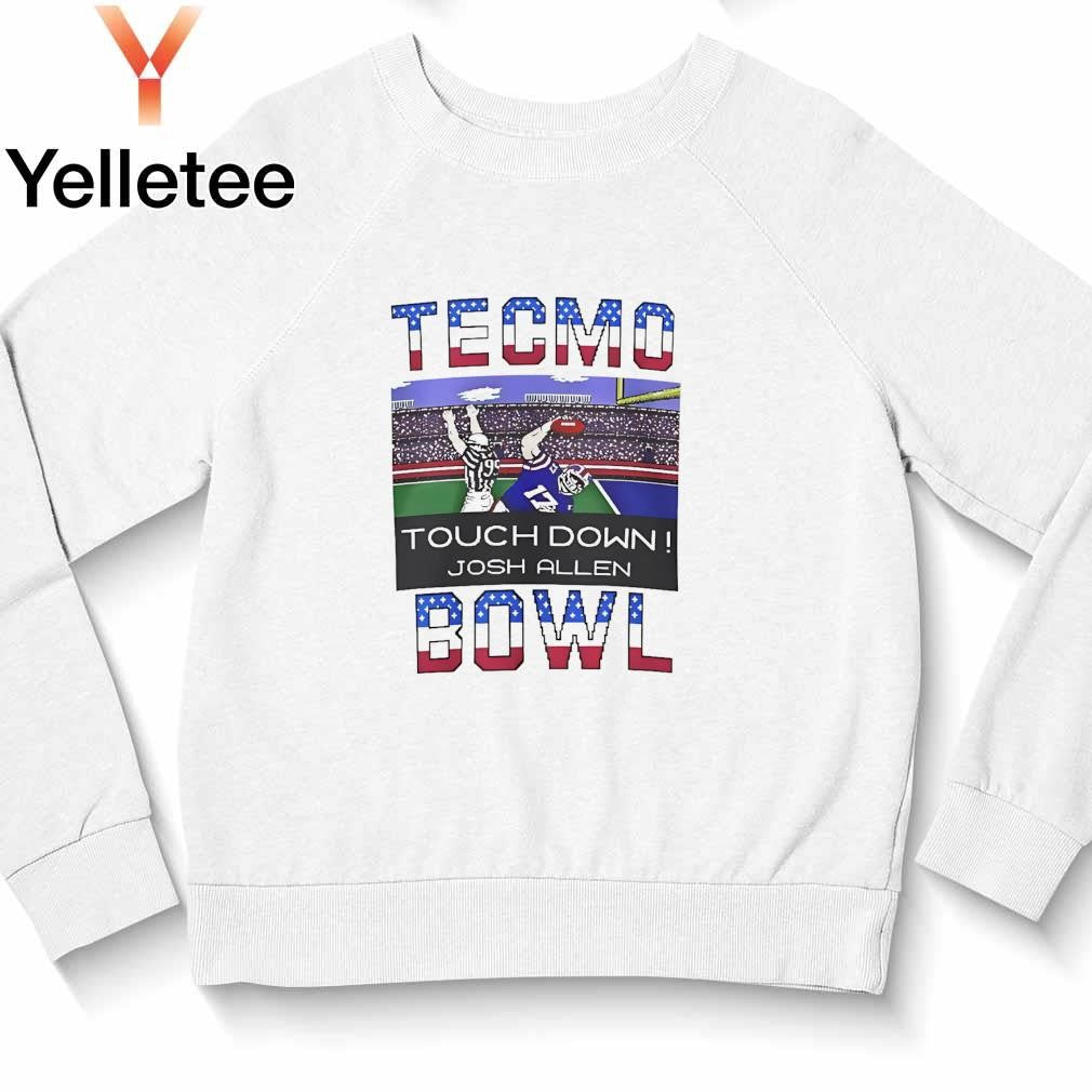 Tecmo Super Bowl Josh Allen Buffalo Bills touch down shirt