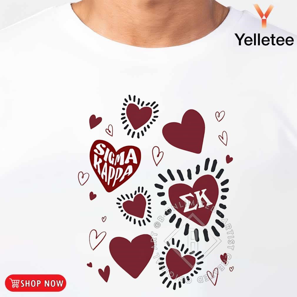 Tennessee Sigma Kappa heart Valentine's day shirt