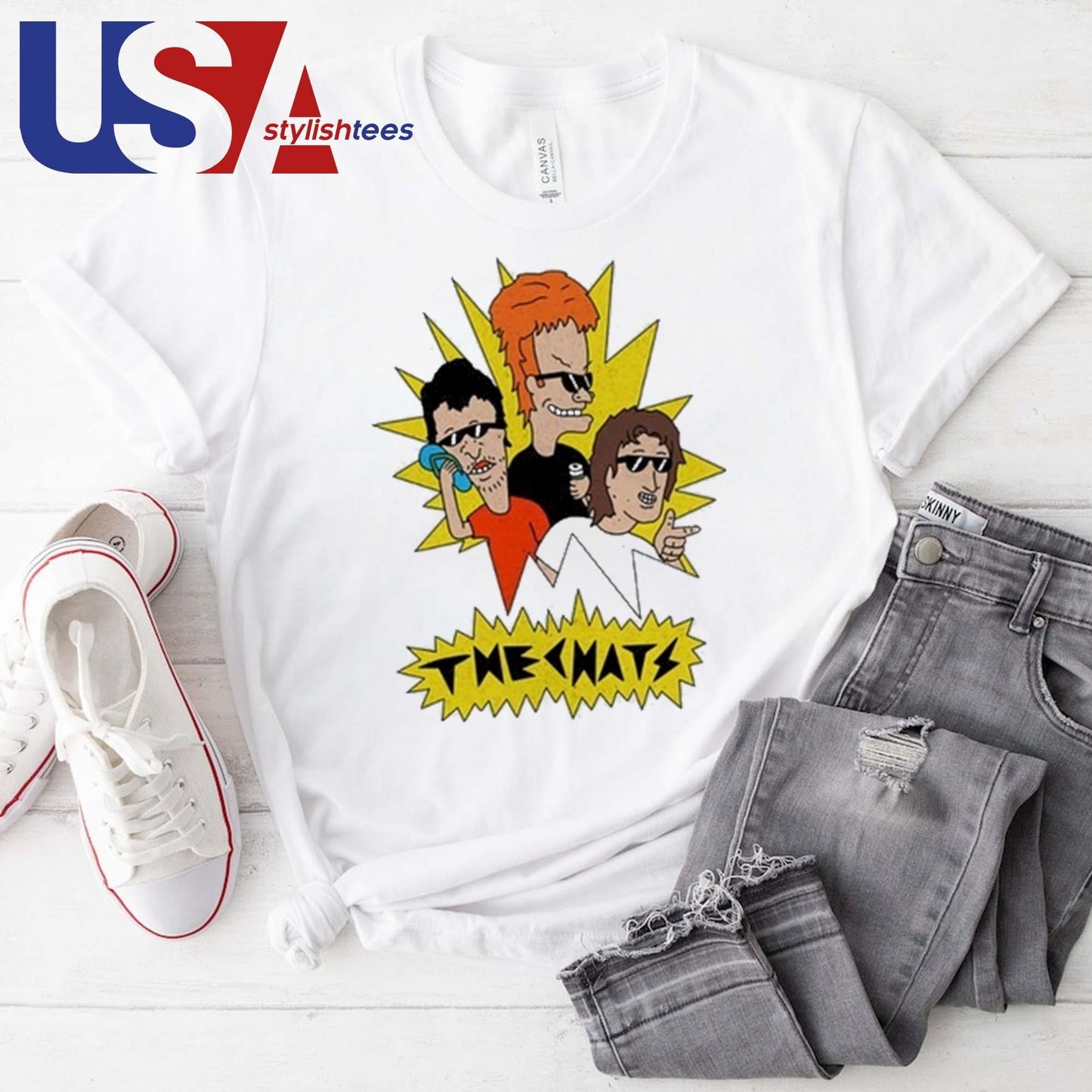 The Chats Buttheads White Shirt