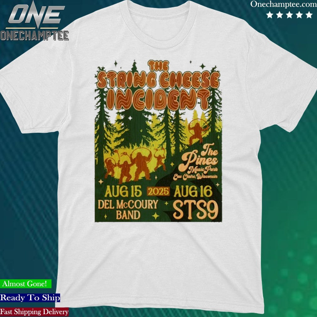 The String Cheese Incident The Pines Music Park, Eau Claire WI Aug 15-16 2025 T-Shirt