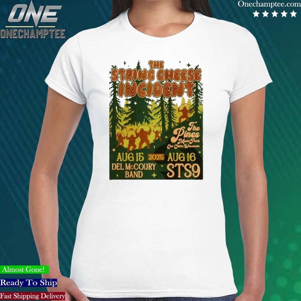 The String Cheese Incident The Pines Music Park, Eau Claire WI Aug 15-16 2025 T-Shirt