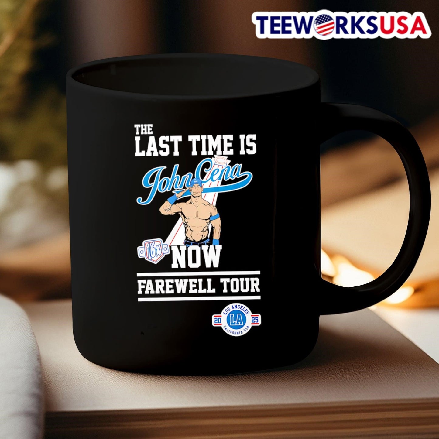 The last time is John Cena now farewell tour Los Angeles 2025 shirt