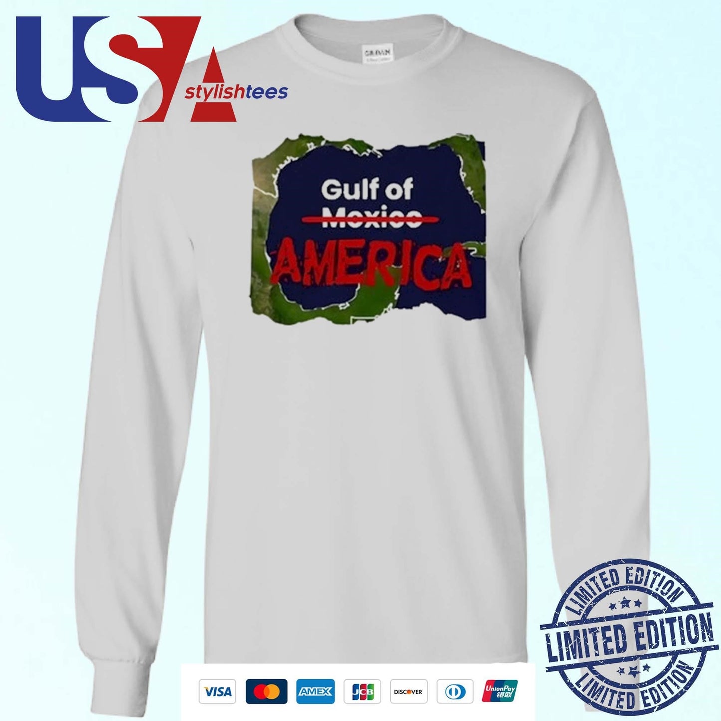 Theblanksspot Gulf Of America T-shirt