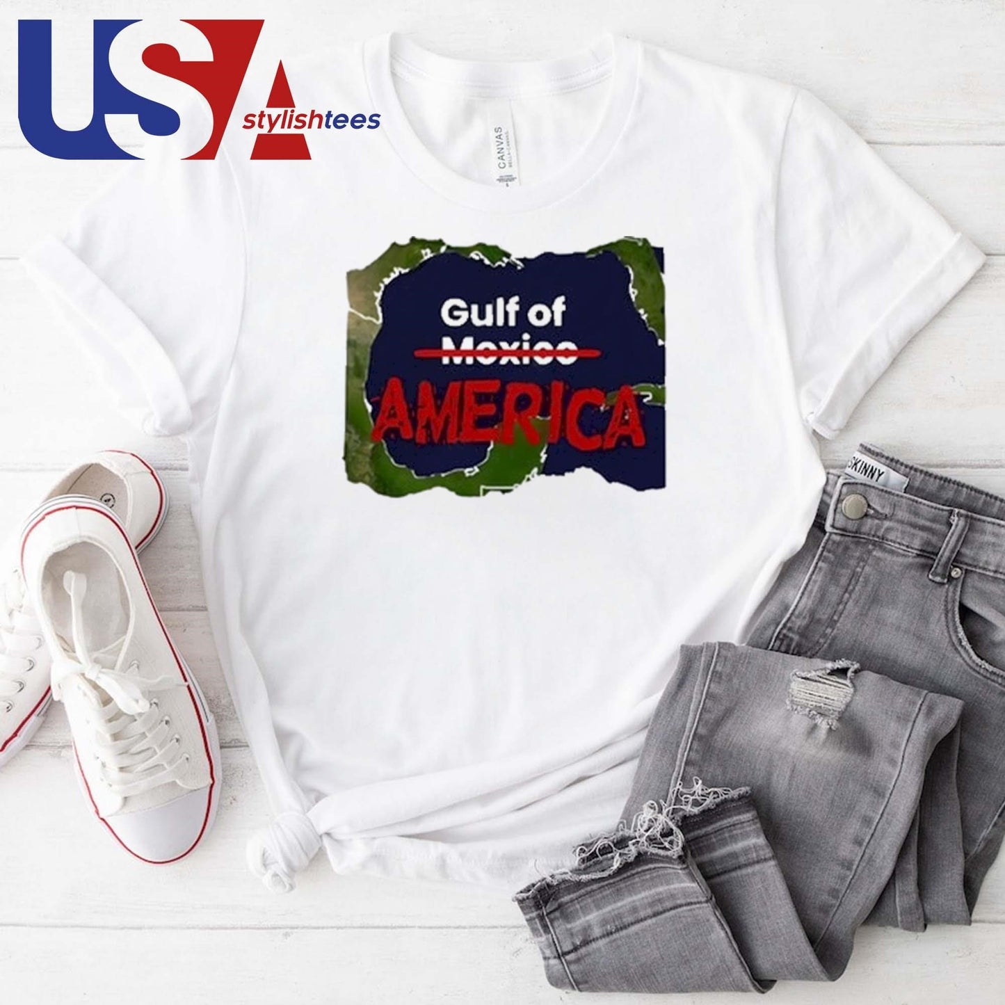 Theblanksspot Gulf Of America T-shirt