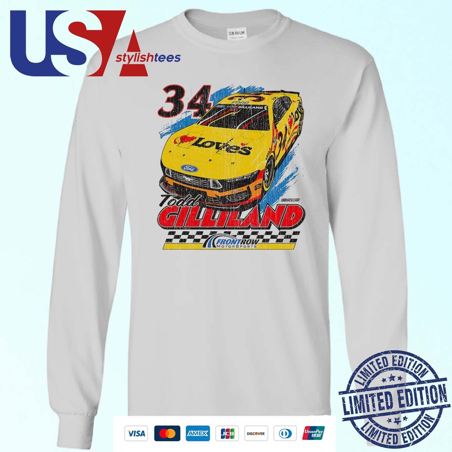 Todd Gilliland Love's Car Shirt