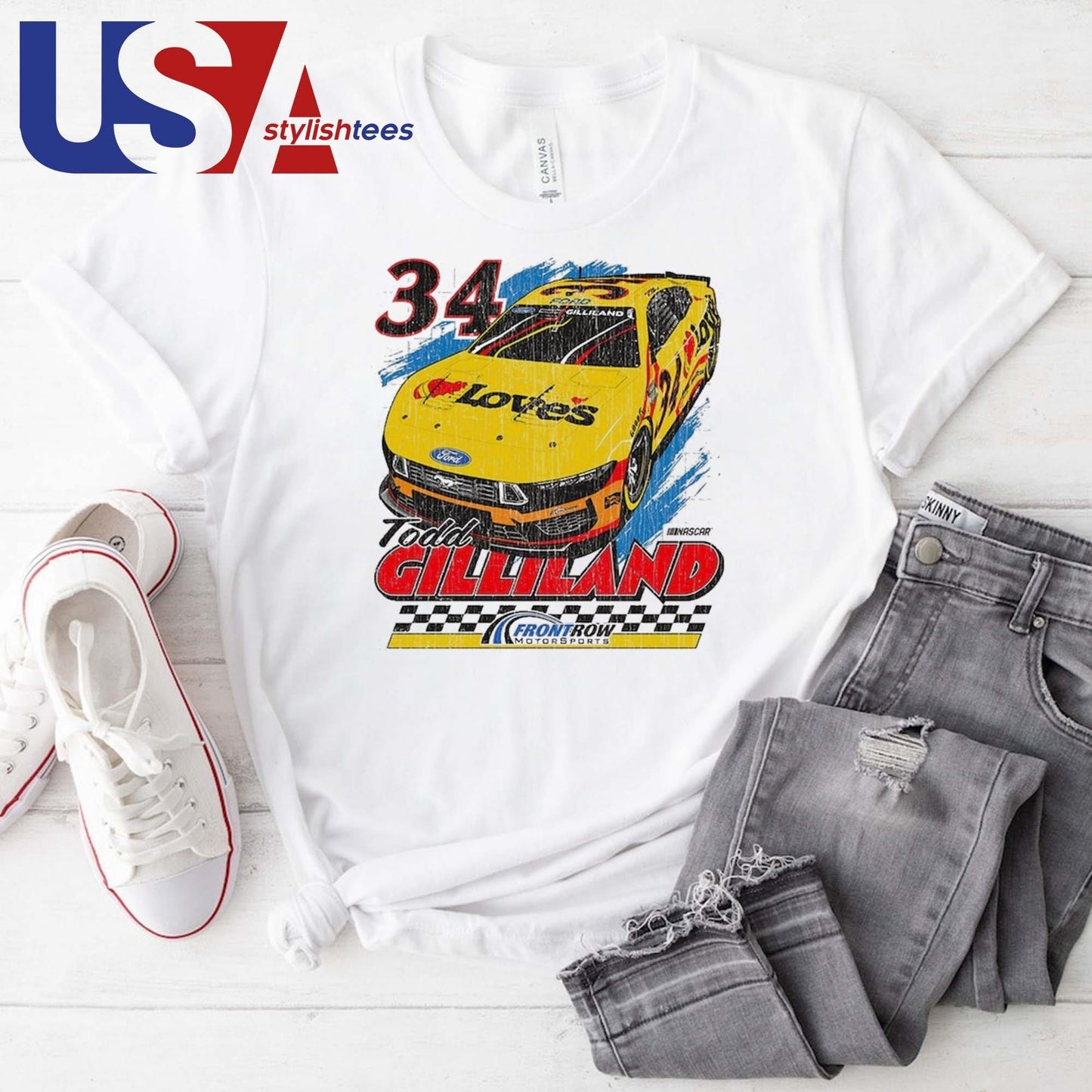 Todd Gilliland Love's Car Shirt