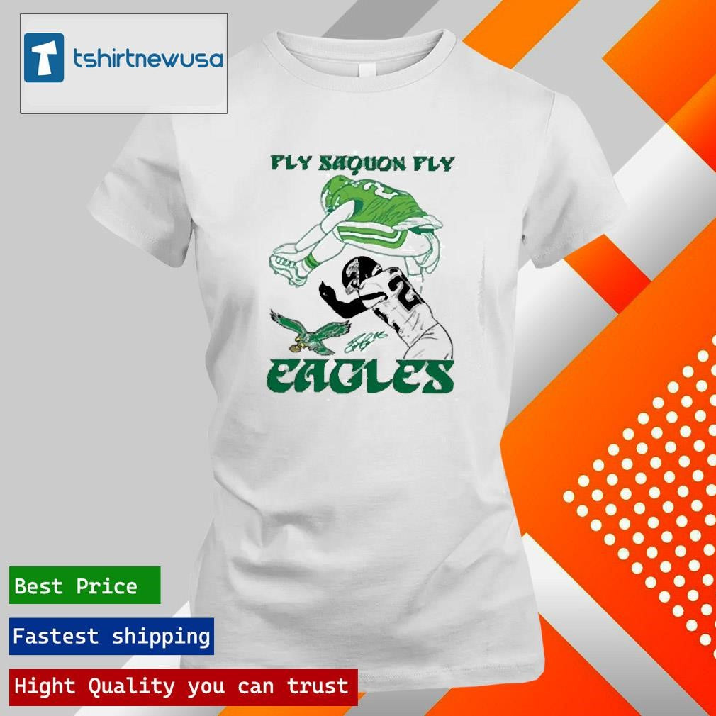 Top Eagles Fly Saquon Fly 2025 T Shirt