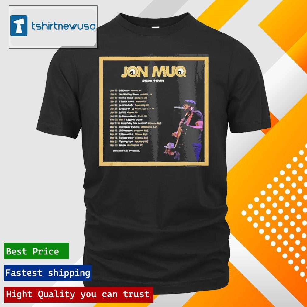 Top Jon Muq Tour 2025 Unisex T-Shirt