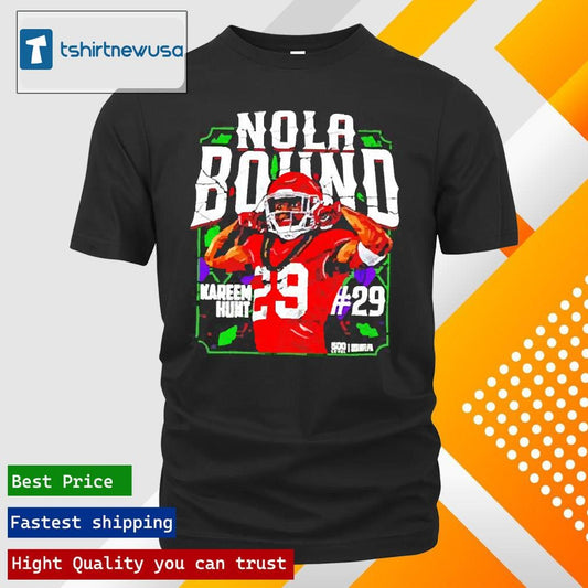 Top Kareem Hunt Kansas City NOLA Bound 2025 Shirts