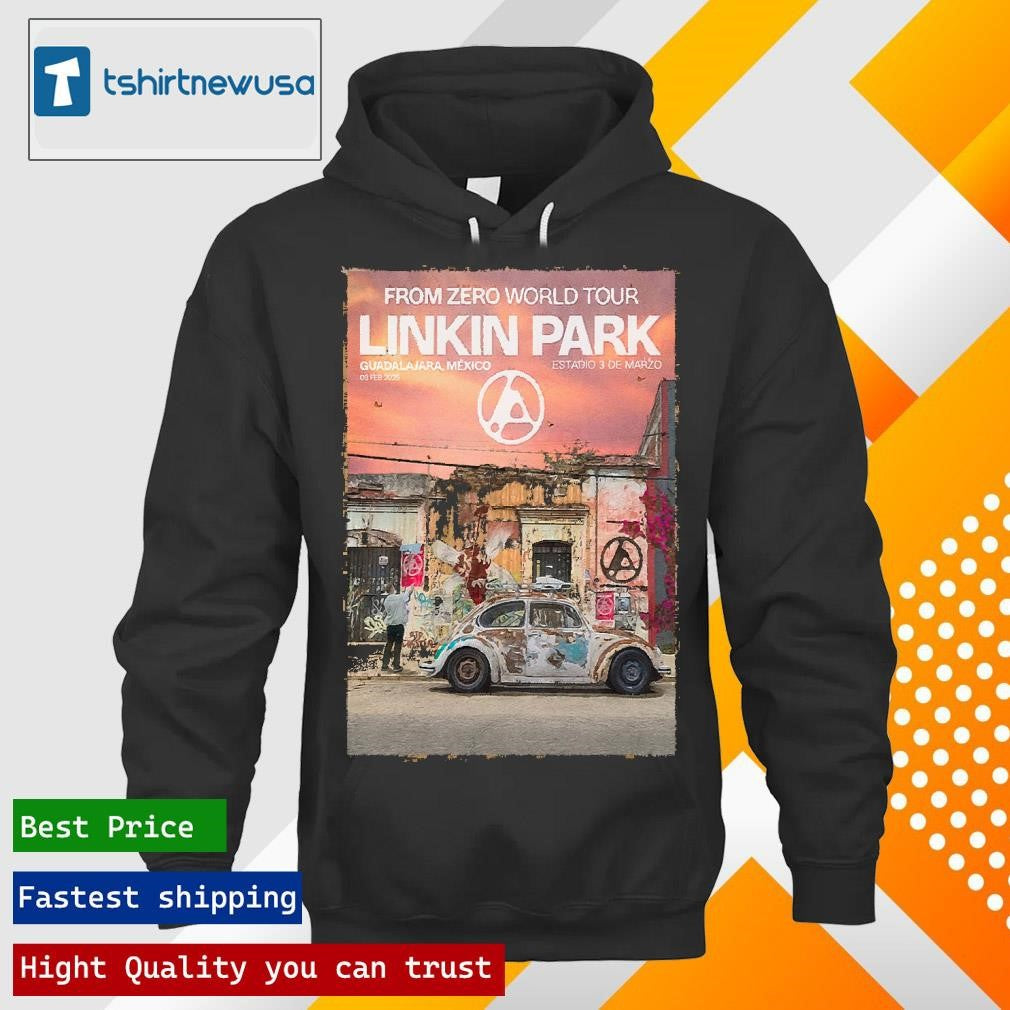 Top Linkin Park From Zero 2025 World Tour At Estadio 3 De Marzo Guadalajara Mexico On February 3rd 2025 T Shirt