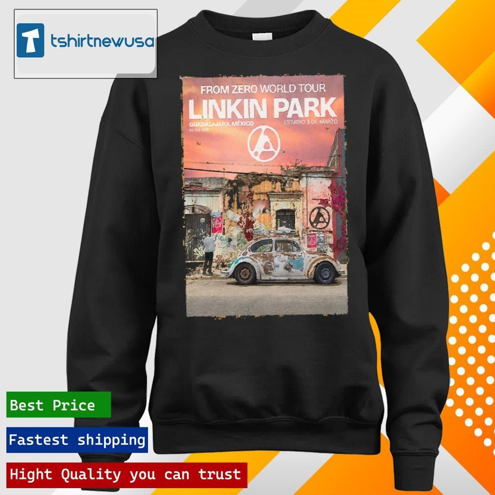 Top Linkin Park From Zero 2025 World Tour At Estadio 3 De Marzo Guadalajara Mexico On February 3rd 2025 T Shirt