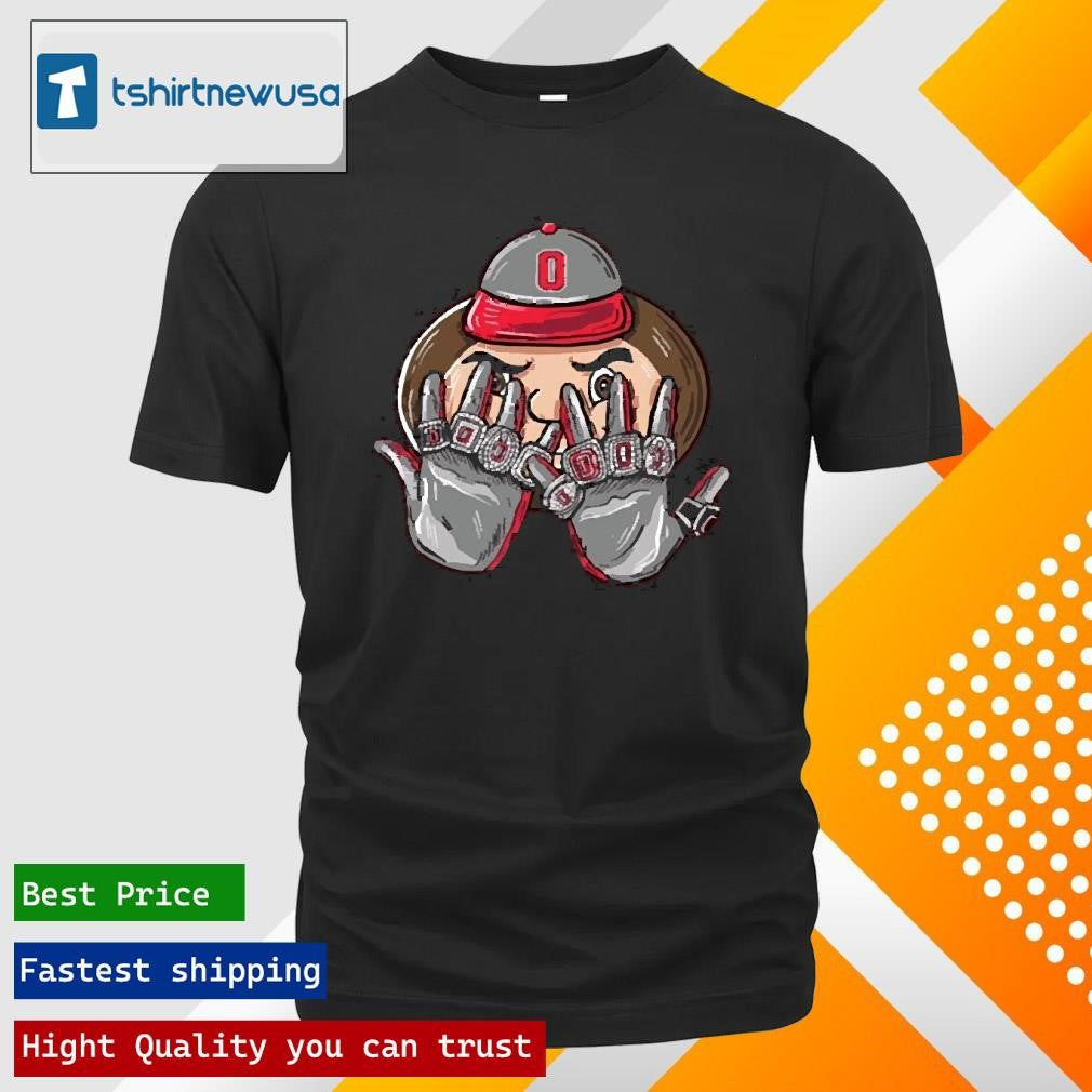 Top Ohio State Buckeyes 9 Rings 2025 T Shirt