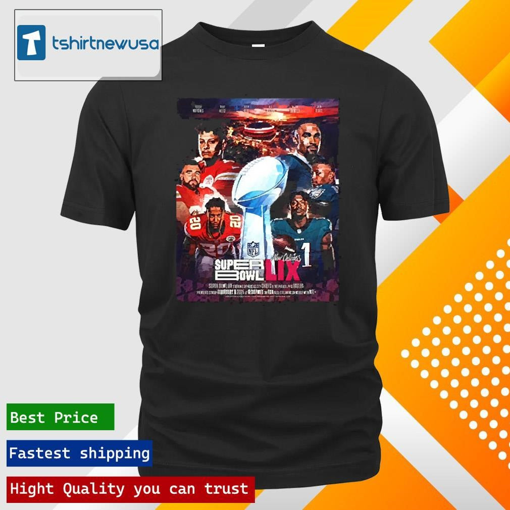 Top One More Game For Champions 2025 Super Bowl LIX Starring Kansas City Chiefs And The Philadelphia Eagles On February 9th 2025 Unisex T Shirt