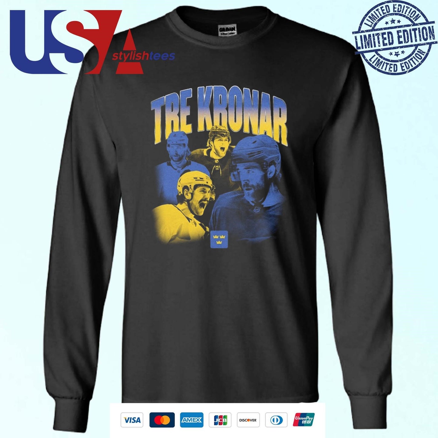 Tre Kronar 4 Nations Team Sweeden Shirt