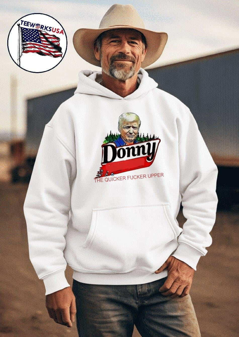 Trump Donny the quicker fucker upper shirt