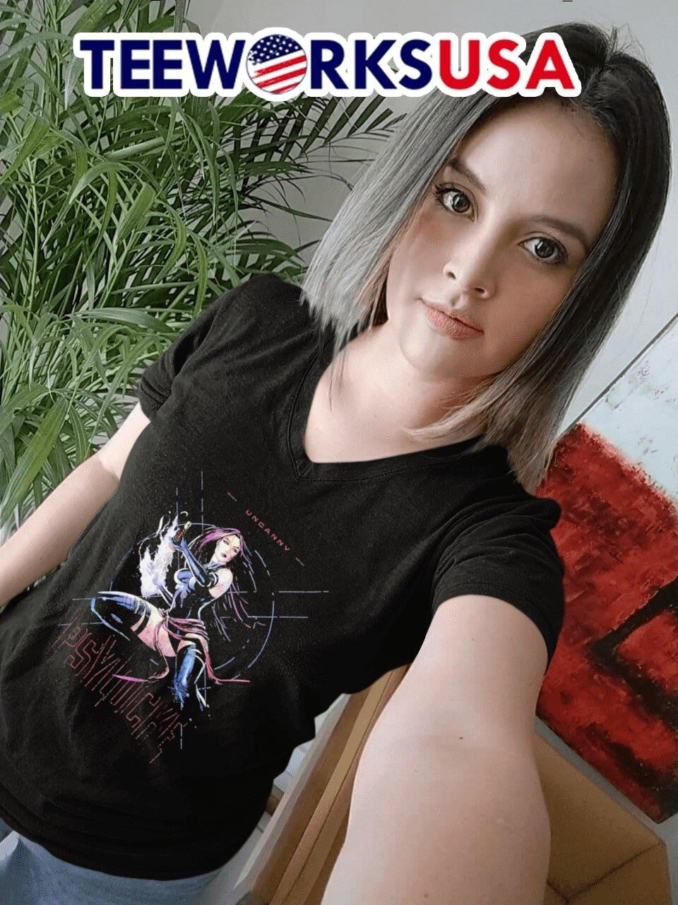 Uncanny X-Men Psylocke shirt