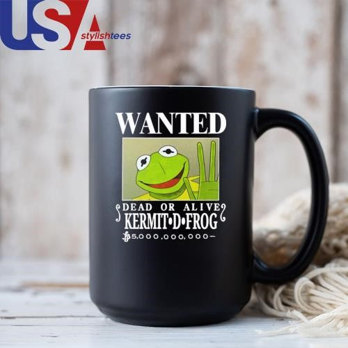 Wanted Dead Or Alive Kermit D. Frog Mug, Tumbler