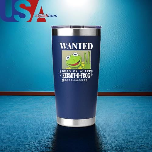 Wanted Dead Or Alive Kermit D. Frog Mug, Tumbler