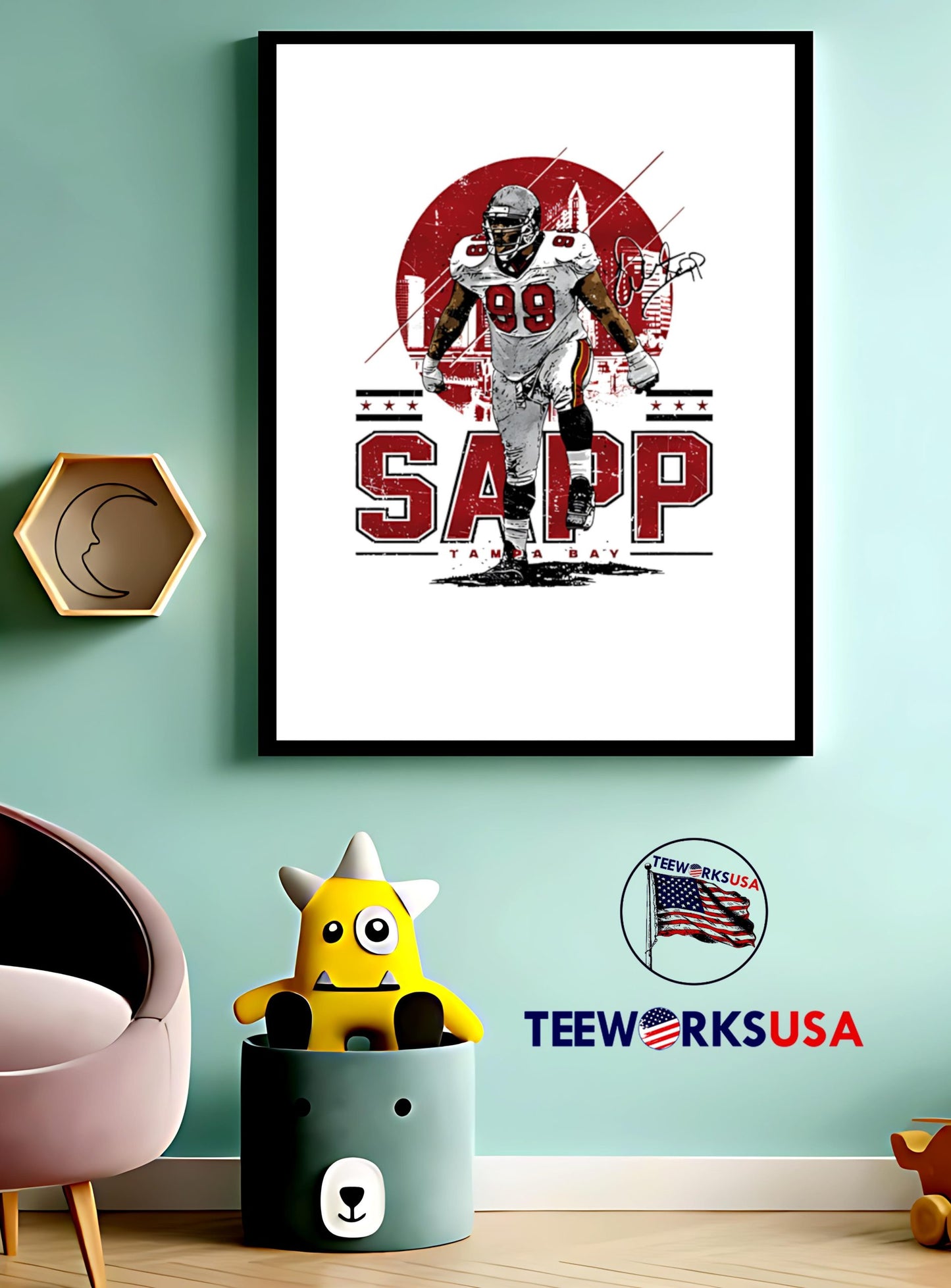 Warren Sapp Tampa Bay Skyline shirt