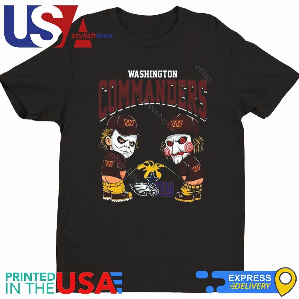 Washington Commanders NFL Halloween Peeing Shirt