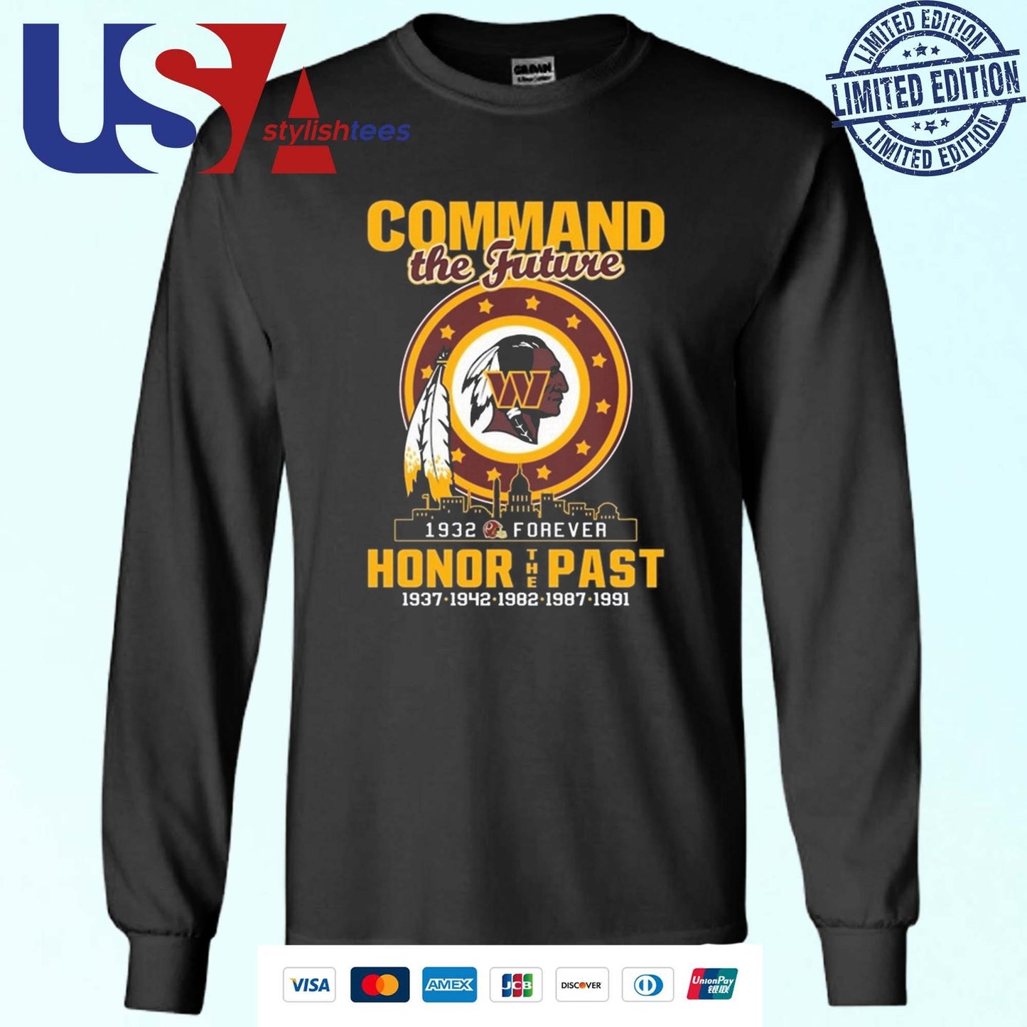 Washington Commanders The Future 1932 – Forever Honor The Past T-shirt