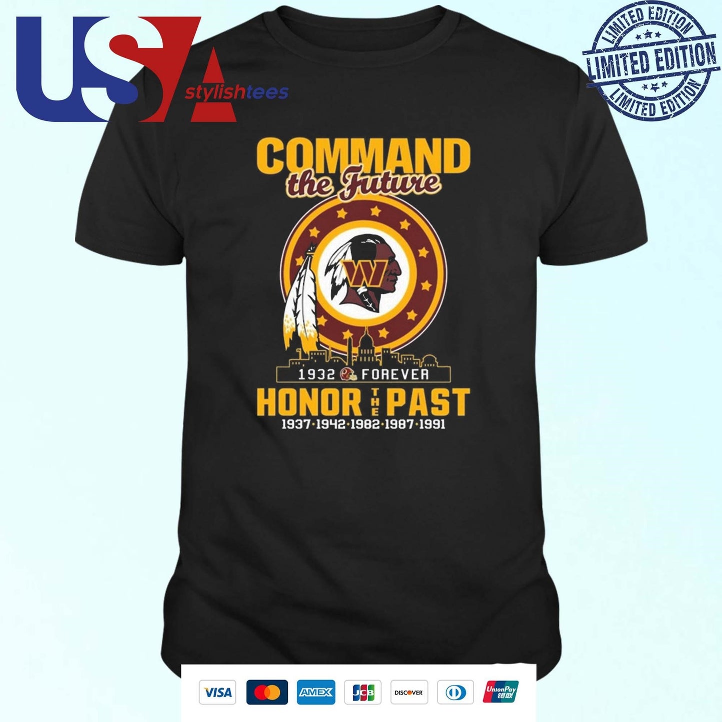 Washington Commanders The Future 1932 – Forever Honor The Past T-shirt