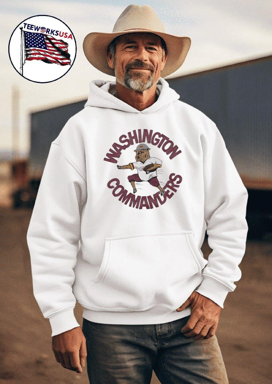 Washington Commanders mascot shirt