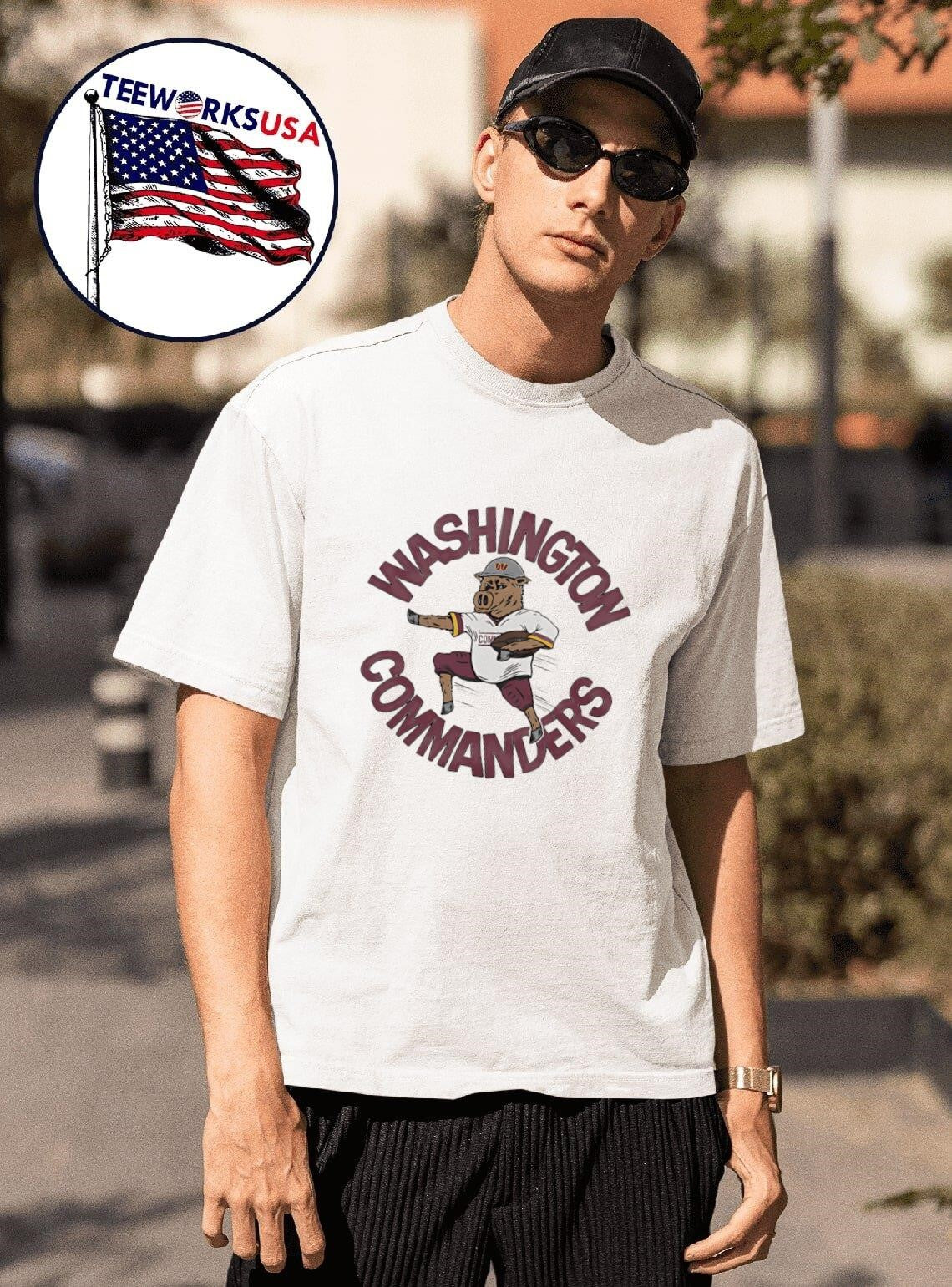 Washington Commanders mascot shirt