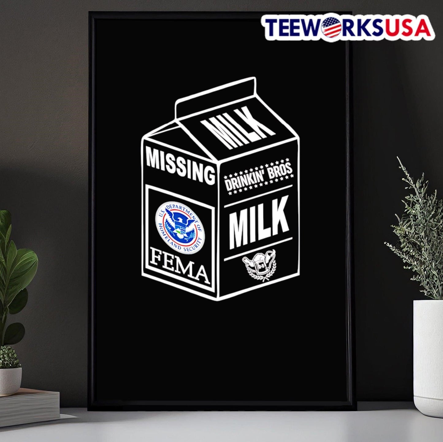 Where is fema drinkin' bros milk shirt