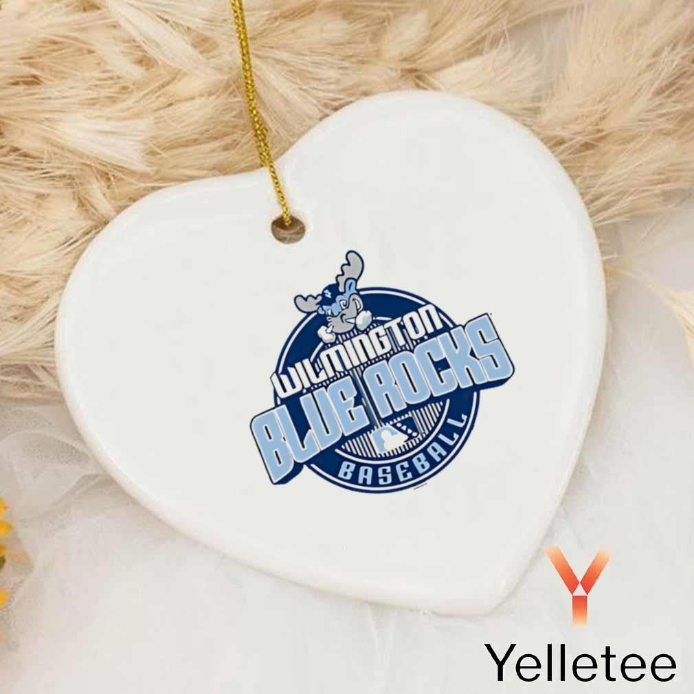 Wilmington Blue Rocks baseball circle logo Ornament