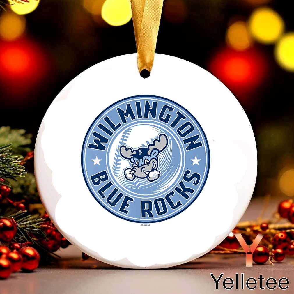 Wilmington Blue Rocks circle logo Ornament