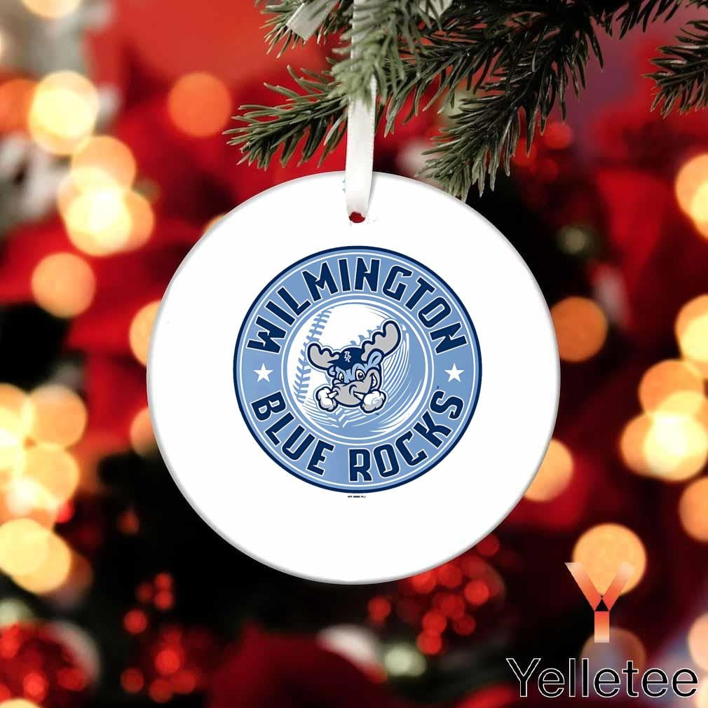 Wilmington Blue Rocks circle logo Ornament