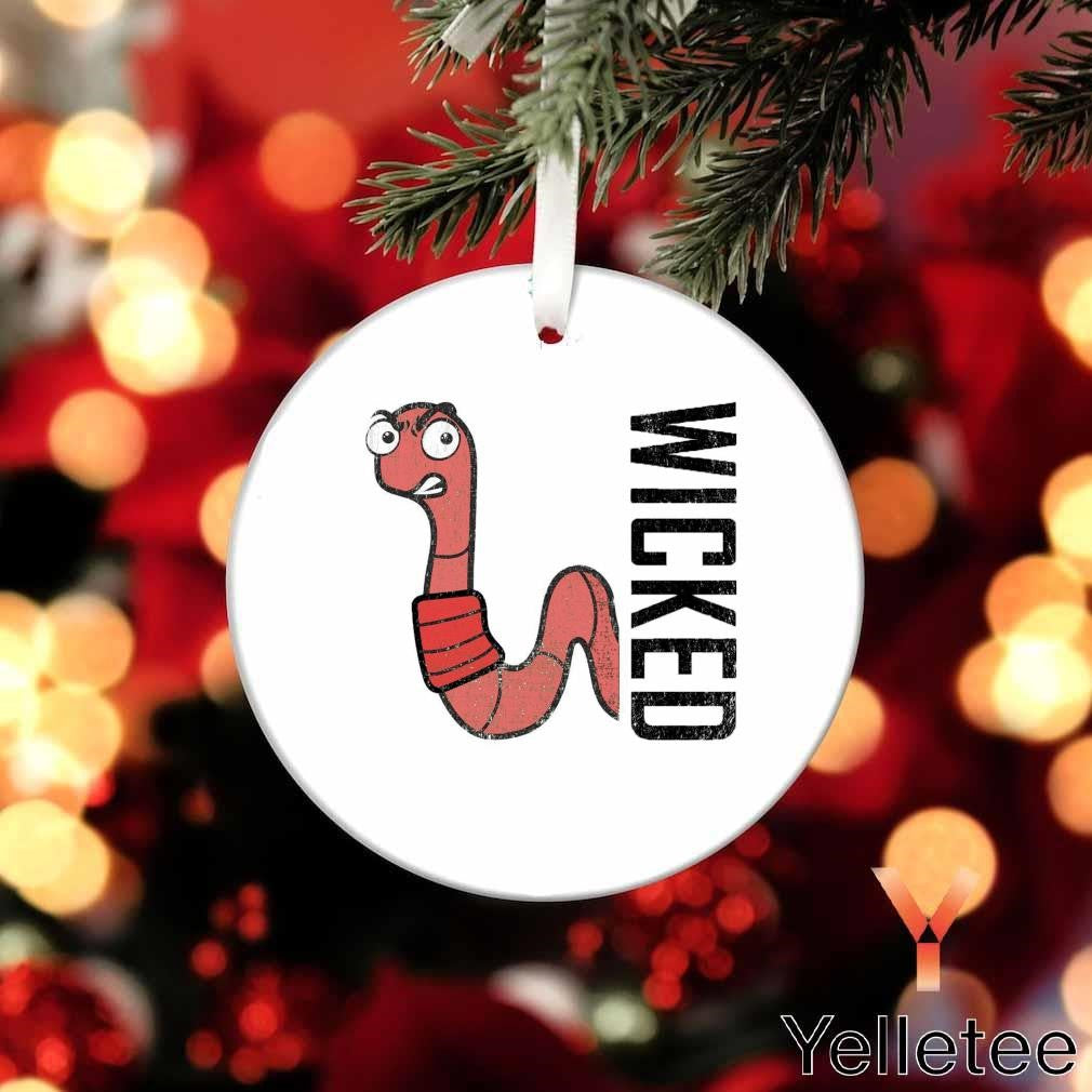 WooSox Green Worms Worcester Wormtown wicked Ornament