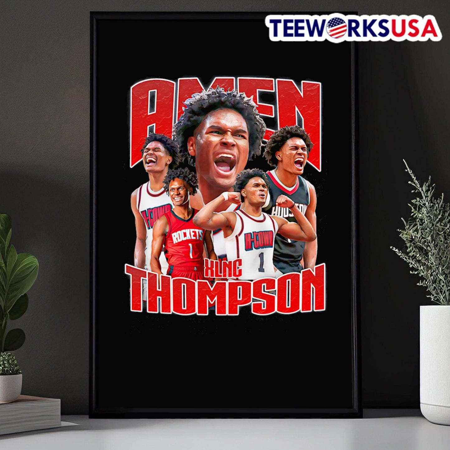 XLNC Amen Thompson retro graphic shirt