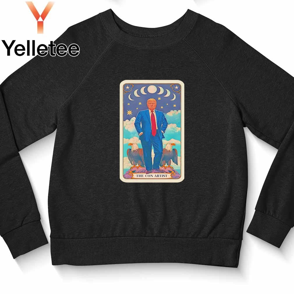 Trump the con artist tarot card shirt