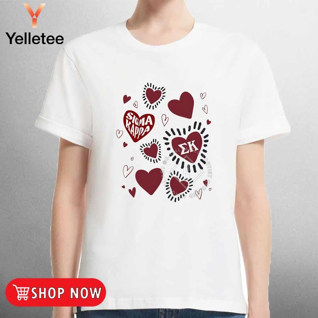 Tennessee Sigma Kappa heart Valentine's day shirt