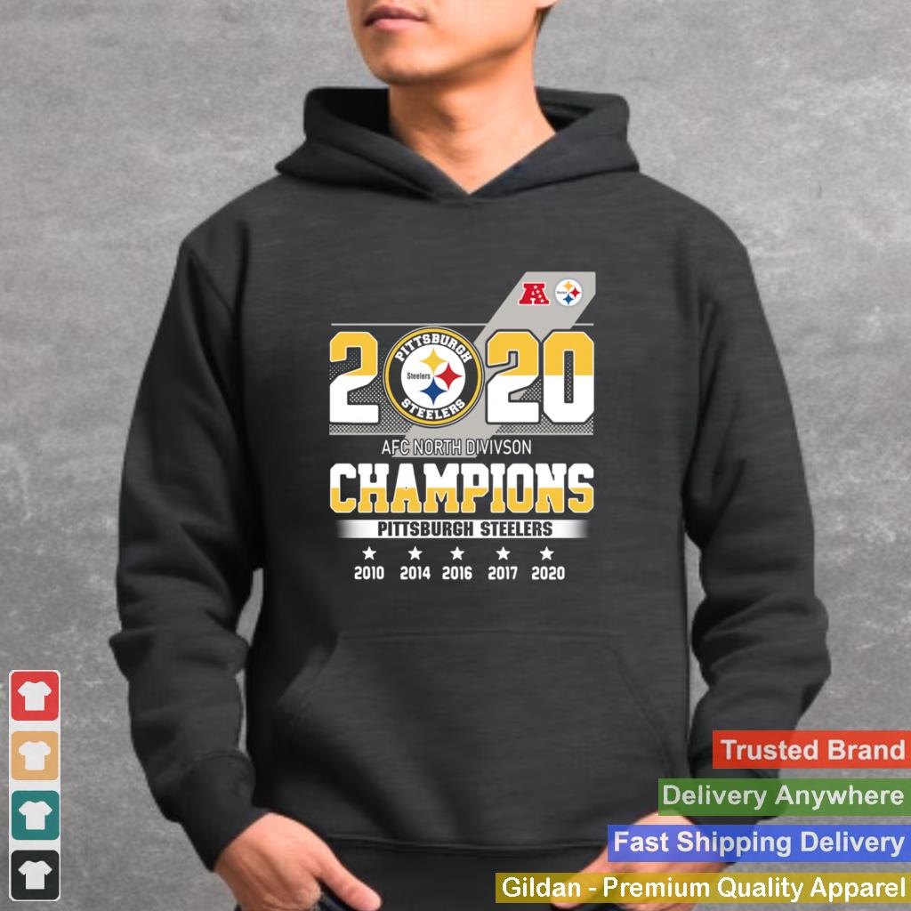 2020 AFC North division Champions Pittsburgh Steelers shirt