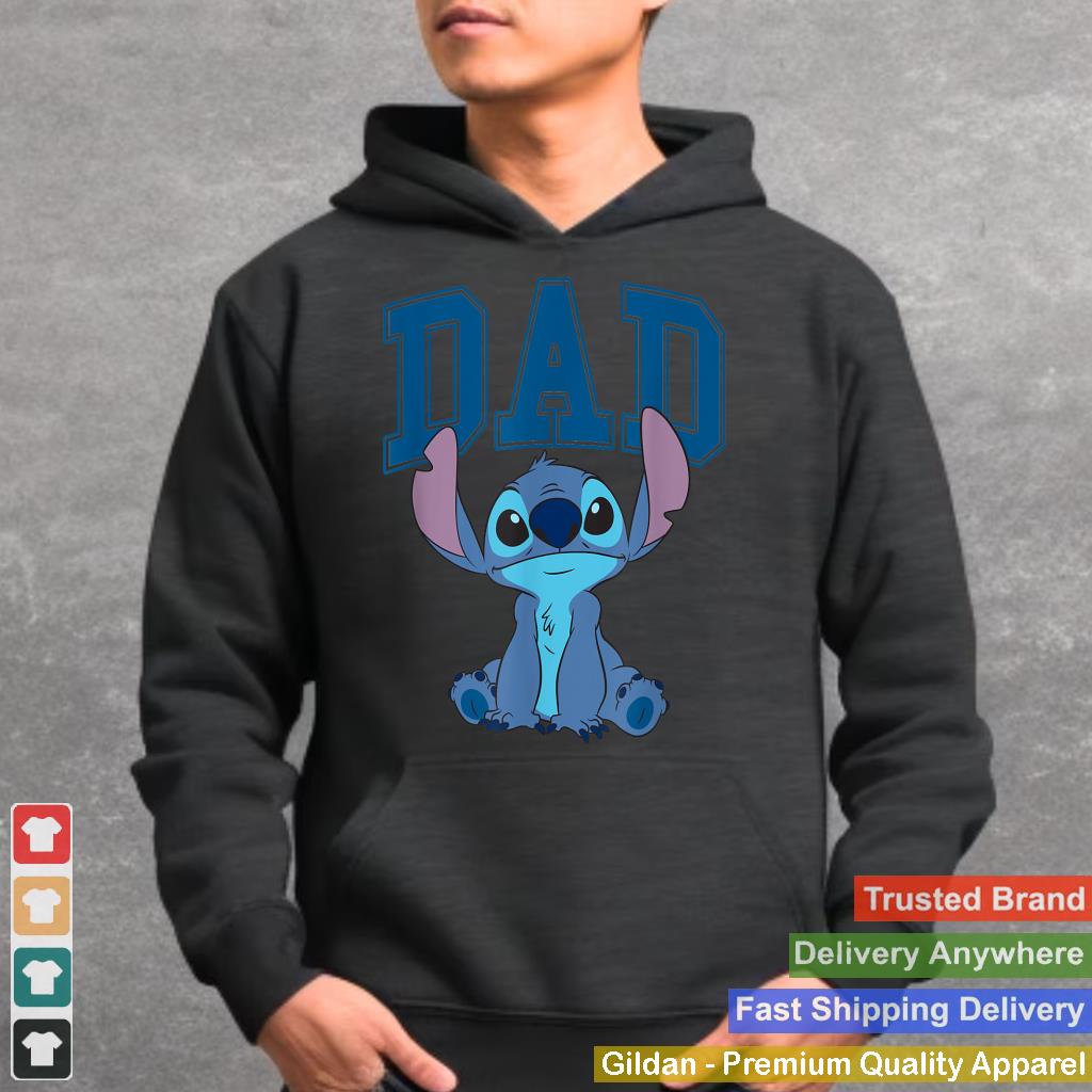 Disney Lilo & Stitch Vintage Dad Cool Stitch Collegiate Logo