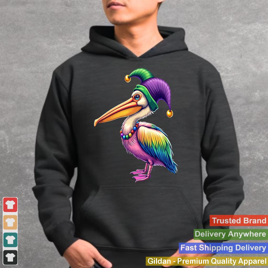 Mardi Gras Pelican Louisiana Parade Animal Lover Mens Womens