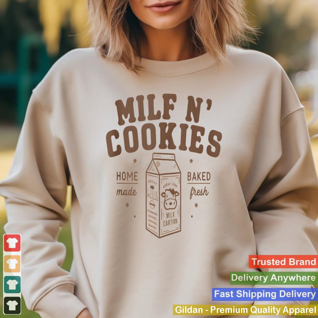 Milf N' Cookies Stay At Home Milf Funny Milf Mom Mama Tank Top