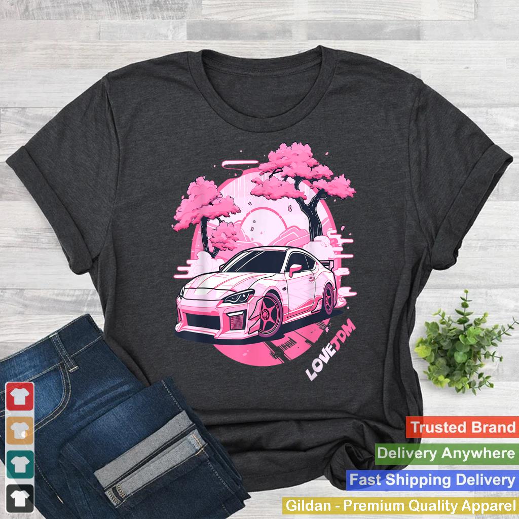 Love JDM Girl Racer Pink Japanese Race Car