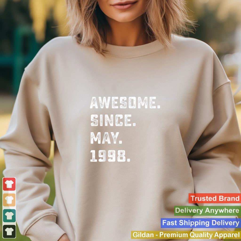 Awesome Since May 1998 23th Birthday Tee For 23 Years Old T Shirt