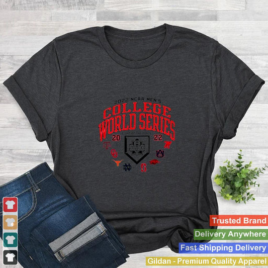 2022 NCAA Mens College World Series Eight At The Plate shirt