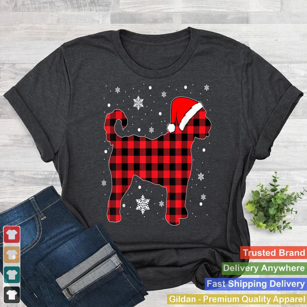 Matching Family Buffalo Plaid Goldendoodle Dog Christmas