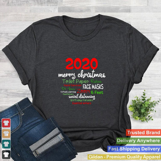 2020 Merry Christmas toilet paper karen hand sanitizer face masks shirt