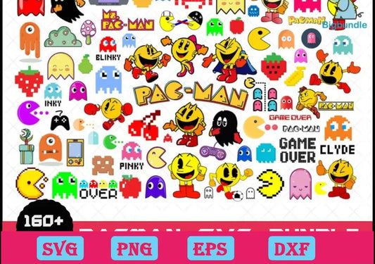 160+ Files Pacman Svg Bundle