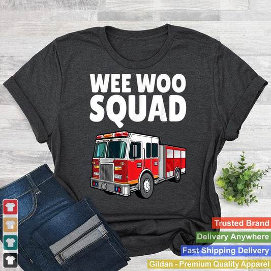 Funny Firefighter Art For Men Women Kids Fire Truck Fireman