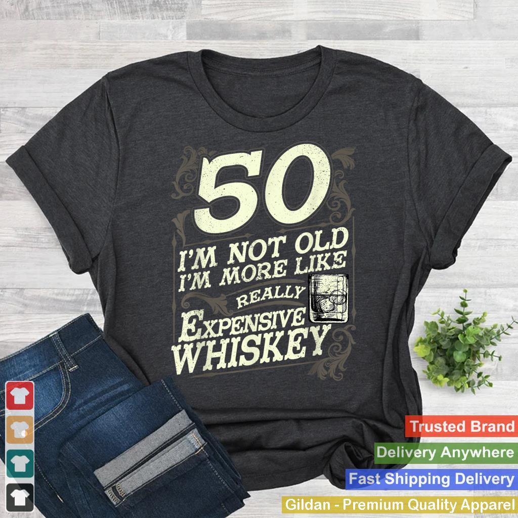 50 Years Old Whiskey Bourbon 50th Birthday Whiskey Drinker