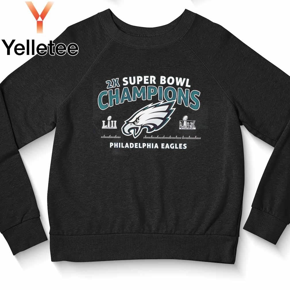 Philadelphia Eagles 2x Super Bowl LIX Champions shirt